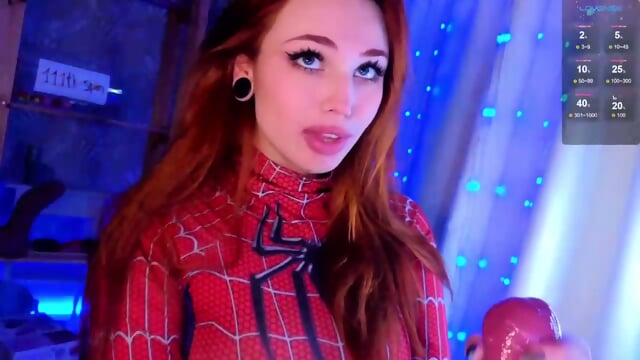 POV webcam dildo blowjob eye contact