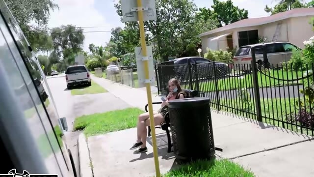 super cute teen got seduced for anal sex on the BangBus