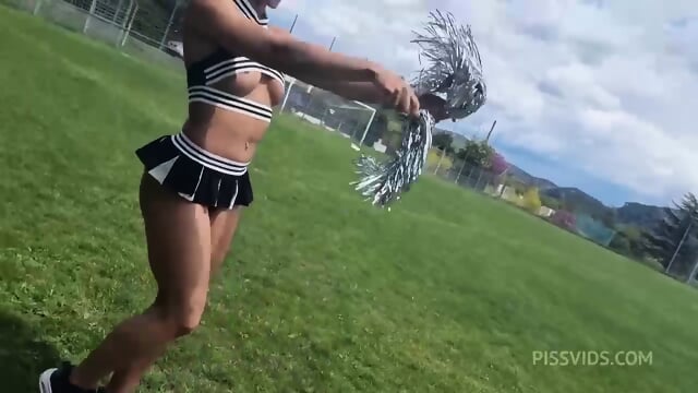 Lucie Flores French Whore Cheerleader Hardcore Fuck. DP