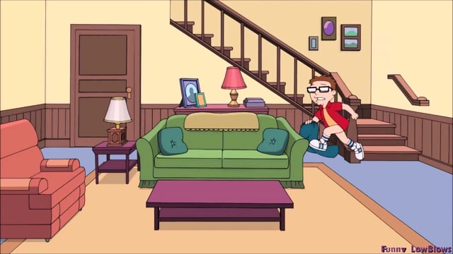 Tough teen punishes boy with ANAL insertion BDSM cartoon KICK in the balls STOMPING