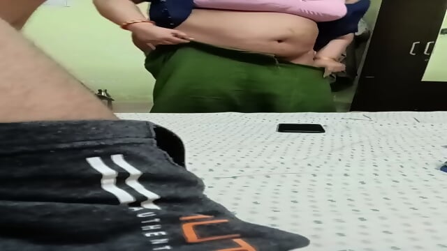 Real Mom Changing In Front Of Her Son