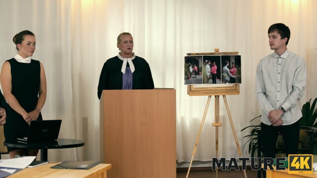 Huge Tit Granny Lilian Cuckolds Husband With Young Dick