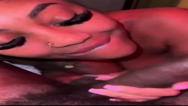 Super Thick Ebony Cock Sucking Skills