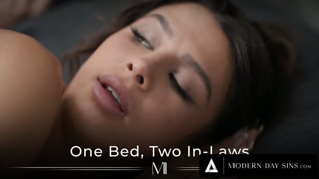 MODERN DAY SINS   Uncomfortable Groom Shares Bed With Mischievous Stepsister In Law Kylie Rocket