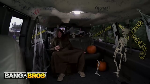 BANGBROS - Alicia Williams Joins The Bus In Her Pirate Costume And Gets Fucked In Every Position