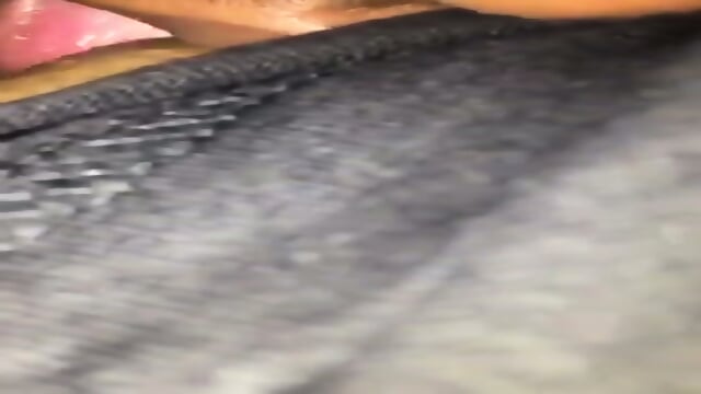 Sexy girlfriend got a job to satisfy her boyfriend and she is great in it