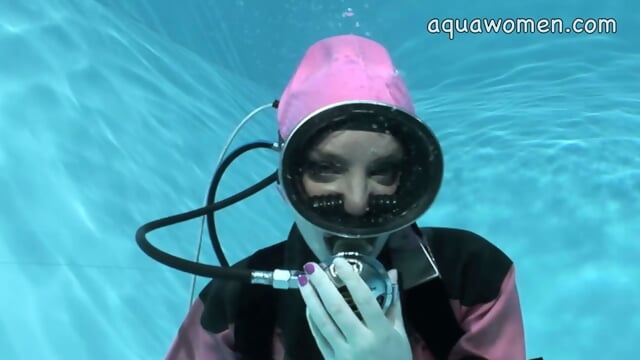 Aquawomen - Pink and Black Rubber Frogwoman!