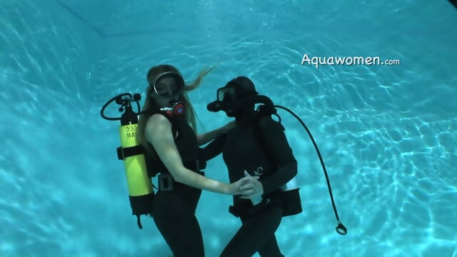 Aquawomen - Mermaids in Black Neoprene!