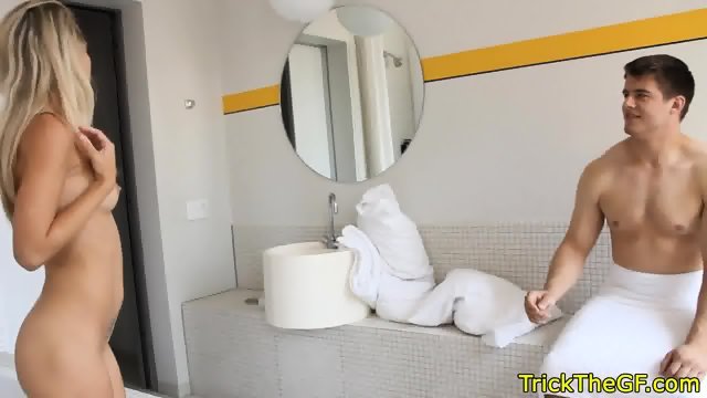 Real gf tricked and fucked by a stranger