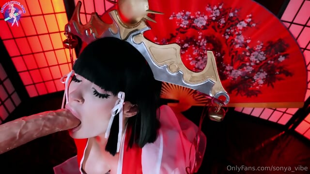 Sonya Vibe - Kaguya Priestess Defile Through Bukkake And Impregnation