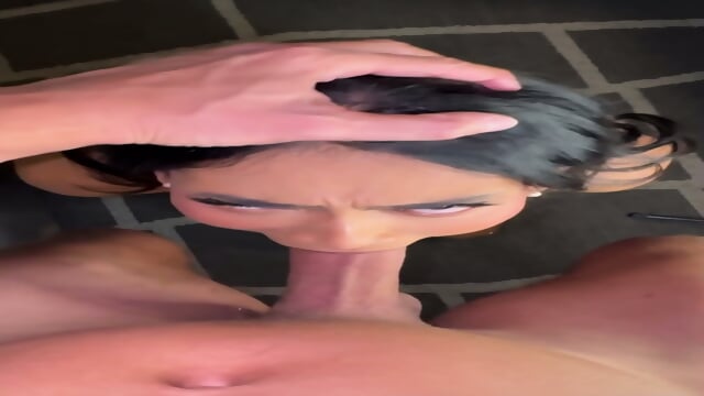 Pretty Ebony TS Teen Chanel Blanks Out in Ecstasy COMPLETE SCENE