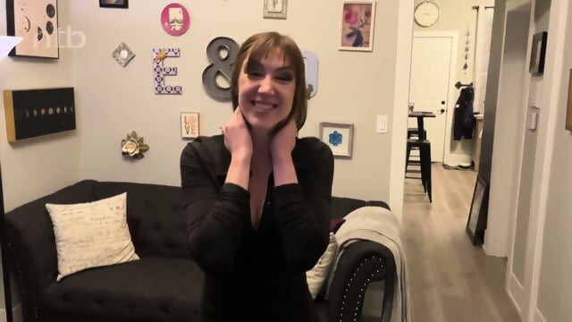 NTB Husband films his wife's first BBC