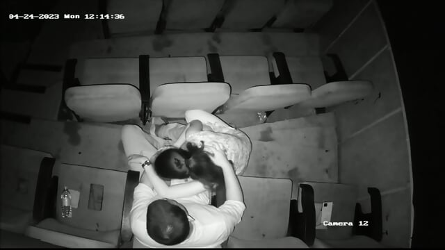 Horny College Lovers Romance In Theatre