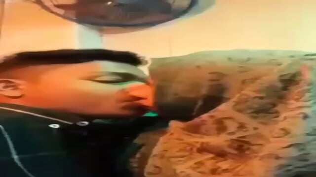Bangladeshi teen couple kissing in restaurant, Boyfriend sucking boobs and biting niopples