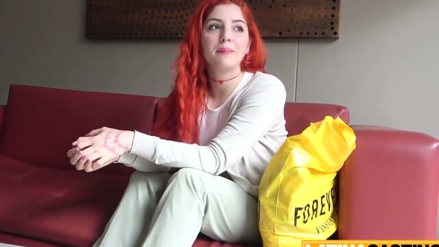 Innocent 18yo Redhead Latina Tricked Into Rough Sex By Hung Euro Producer