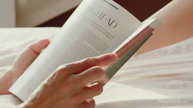 Brunette Beauty College Girl