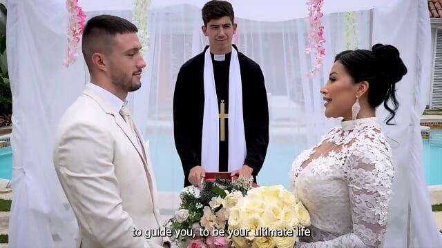 Cheating Bride Fucks The Priest On Her Wedding Day- M4r14n4 M4rt1x