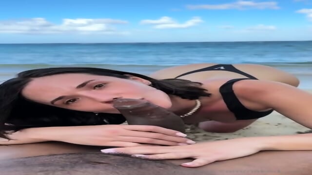 Interracial Beach Sex