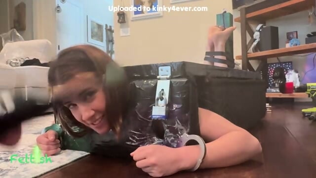 Girl Tickling in box  Kinky4Ever