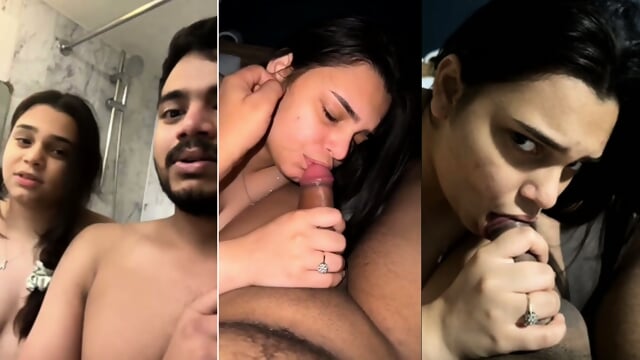 Extremely Sexy Horny Girl Pussy Fingered Sucking Boyfriend Dick In OYO