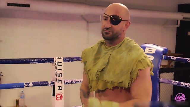 Fighting The Big Tits Super Soldier