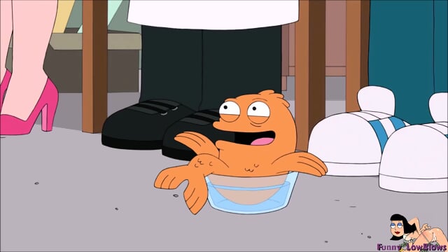 American Dad teen HAYLEY BALLBUSTING dad kick in the balls