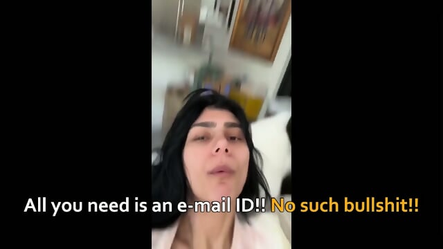Mia Khalifa Films Herself While Taking A Bath