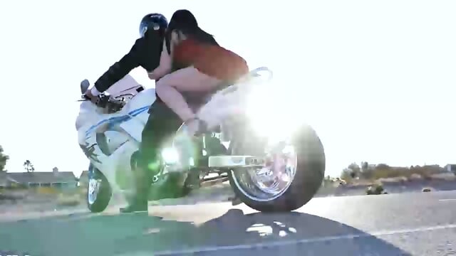 quick ride on a bikers dick