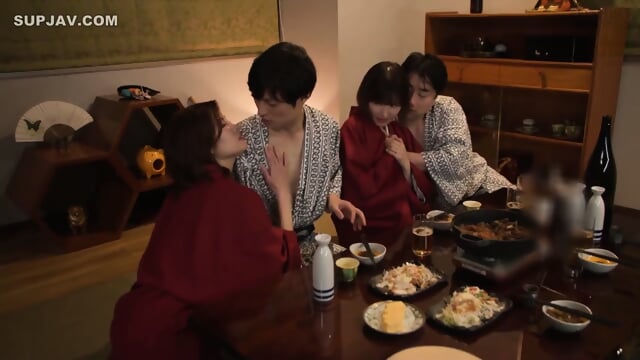 Erotic Hot Spring TRIP â¤ï¸ 3P CockSHARING Wife Swap 4P Orgy NTR ð¥ DL4D1S9S-419 ðð Double HairyPUSSY Creampied CumSLUT Mino Suzume & Nitou Sayaka