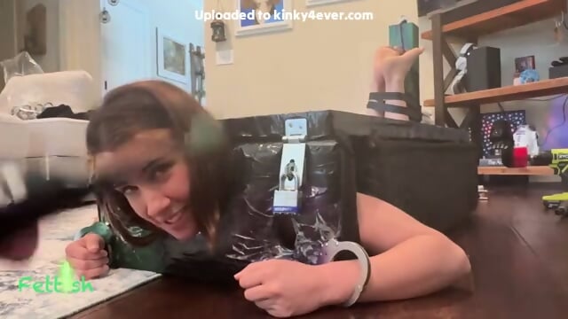 Girl Tickling in box  K4E