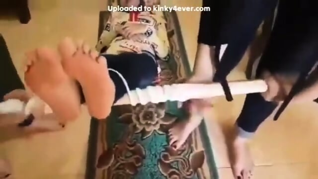 falaka, spanked Arab girl feet  K4E