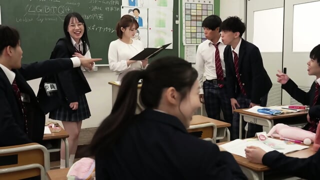 Z Generation Health and Physical Education! Here's the best class where you can touch the bodies of the cute girls in your class with confidence