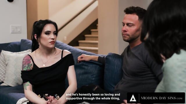 MODERN DAY SINS   Pregnant Wife Gets Horny While Watching Hubby Cheat With The Prenatal Instructor