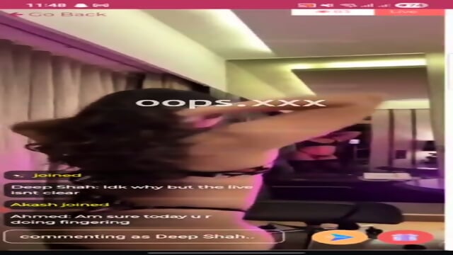 Divya Mistry Live Replay Squeezing Milky Boobs In Sexy Lingerie