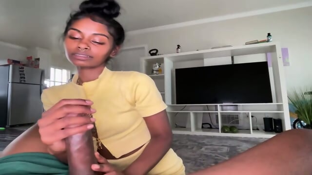 Indian Girl Fae Sucks & Fucks BBC