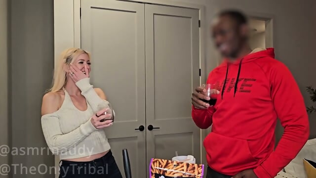 Maddy Gets A Big Black Dick Ball-licking