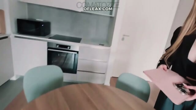 Young Real Estate Agent Making A Deal WIth A Fuck Fest --- Comatozze