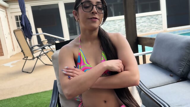 Outdoor Sex With Thick Latina Step-Sister Madison Wilde