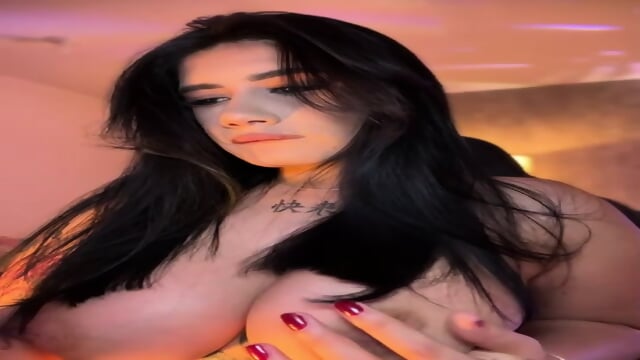 The  Tattoo Cam Girl Solo Performance His Boobs