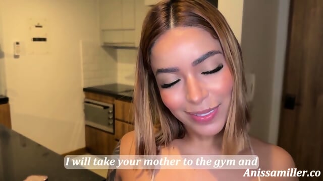 Surprise, Stepdad, Your Christmas Present Will Like Your Little Whore While Stepmom's Away - Anissa Miller pussy