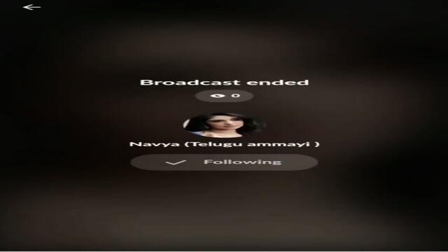 Telugu Navya Aunty Tango  Show