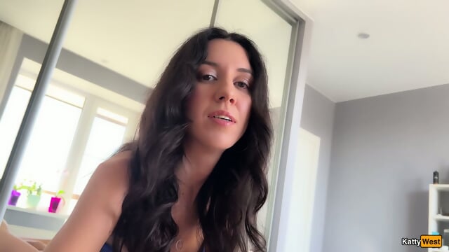 Katty West Sexy Face Pierced Nose Handjob