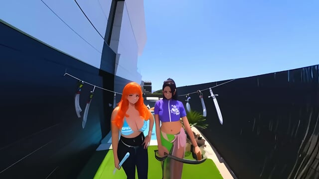 You Canât Cum Until You Satisfy Katrina Moreno And Blondie Fesser As Nami And Nico Robin