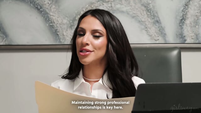 GIRLSWAY - Hot Babe Kylie Rocket Realizes She Ghosted Job Interviewer Hime Marie On A Dating App