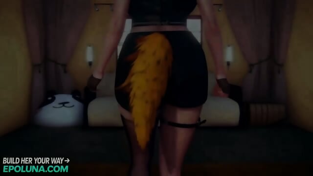 Neko Chan Service Special - 2 Cats and a Dog - 3D Futa Honey Select 2