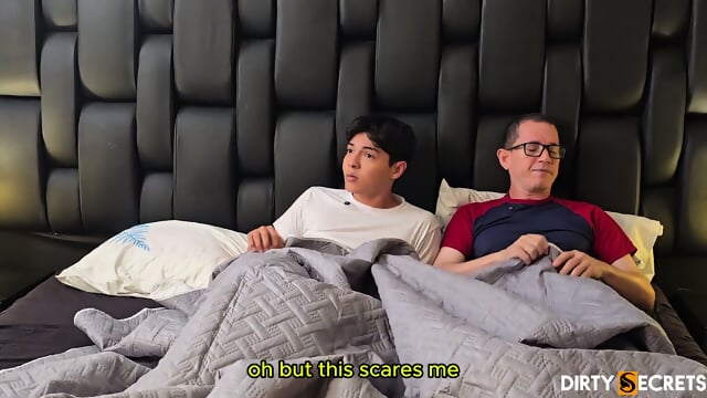 I SHARE A BED WITH GARRISON AND MY STEPBROTHER AND I HE