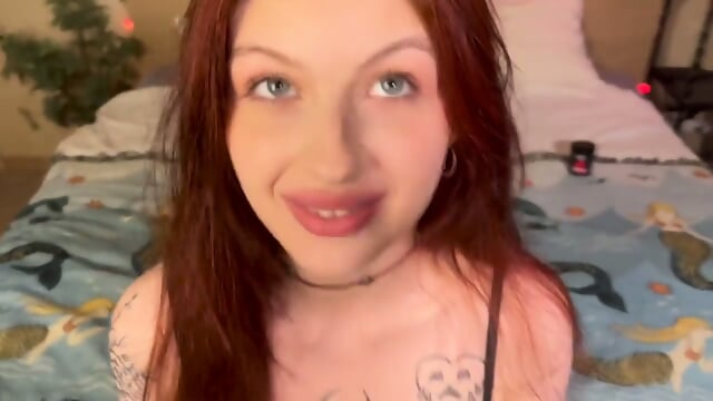 Redhead Teen Babe Gives Better Blowjob Than Hoover