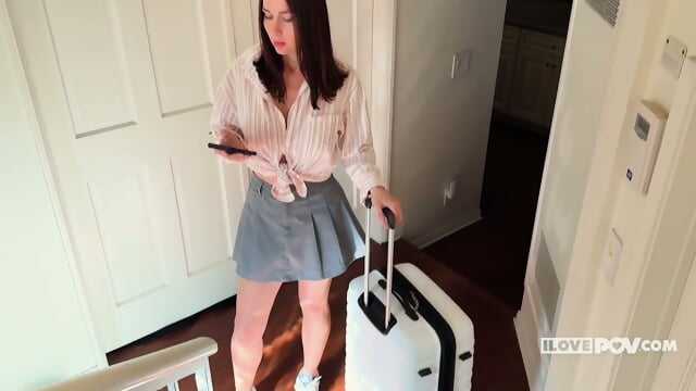 Oral From The Busty Roommate