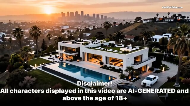 Teenage Beauty AI Generated Blonde In Threesome With Two BBC Cocks