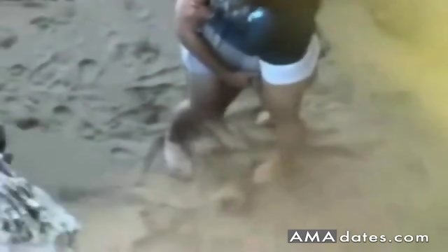 Quick and Hard fuck on the Beach